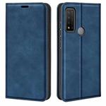 For Xiaomi Redmi Note 11 Pro / Note 11 Pro+ Retro-skin Magnetic Suction Leather Case with Holder & Card Slots & Wallet(Dark Blue)