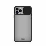 For iPhone 13 Pro Max MOFI Translucent Frosted PC + TPU Phone Case(Black)