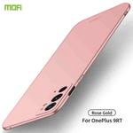 For OnePlus 9RT 5G MOFI Frosted PC Ultra-thin Hard Phone Case(Rose Gold)