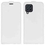 For Samsung Galaxy F22 R64 Texture Single Vertical Flip Leather Protective Case with Card Slots & Photo Frame(White)