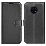 For Nokia G50 Litchi Texture Horizontal Flip Protective Case with Holder & Card Slots & Wallet(Black)