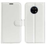 For Nokia G50 Litchi Texture Horizontal Flip Protective Case with Holder & Card Slots & Wallet(White)