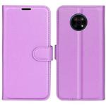 For Nokia G50 Litchi Texture Horizontal Flip Protective Case with Holder & Card Slots & Wallet(Purple)