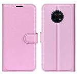 For Nokia G50 Litchi Texture Horizontal Flip Protective Case with Holder & Card Slots & Wallet(Pink)