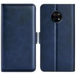 For Nokia G50 Dual-side Magnetic Buckle Horizontal Flip Phone Leather Case with Holder & Card Slots & Wallet(Dark Blue)