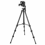 YUNTENG VCT-521 Aluminum Alloy Tripod Mount with Three-Dimensional Tripod Head