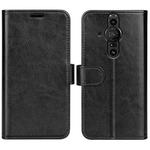 For Sony Xperia Pro-I R64 Texture Single Horizontal Flip Phone Protective Case with Holder & Card Slots & Wallet& Photo Frame(Black)