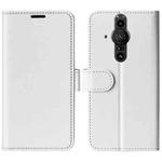 For Sony Xperia Pro-I R64 Texture Single Horizontal Flip Phone Protective Case with Holder & Card Slots & Wallet& Photo Frame(White)