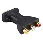 Gold-plated HDMI Male to 3 RCA Video Audio Adapter AV Component Converter for DVD Projector