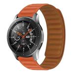 Silicone Magnetic Watch Band For Huawei Watch GT 3 46mm(Orange Red)