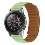 Silicone Magnetic Watch Band For Huawei Watch GT 3 46mm(Pine Flower Green)