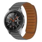 Silicone Magnetic Watch Band For Huawei Watch GT2 46mm,width:22mm (Grey)