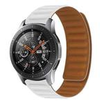 22mm Silicone Magnetic Watch Band For Huawei Watch GT2 Pro(White)