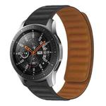 For Samsung Galaxy Gear S3 Silicone Magnetic Watch Band(Black)