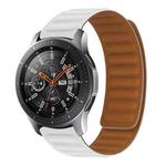 For Samsung Galaxy Gear S3 Silicone Magnetic Watch Band(White)