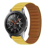 For Samsung Galaxy Gear S3 Silicone Magnetic Watch Band(Yellow)