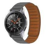 For Samsung Galaxy Gear S3 Silicone Magnetic Watch Band(Gray)