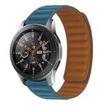 For Samsung Galaxy Gear S3 Silicone Magnetic Watch Band(Blue)