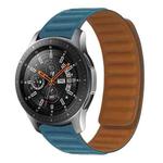 For Samsung Galaxy Gear 2 Neo R381 Silicone Magnetic Watch Band(Blue)