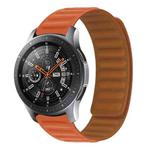 For Samsung Galaxy Live SM-R382 Silicone Magnetic Watch Band(Orange Red)