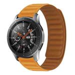 For Samsung Galaxy Live SM-R382 Silicone Magnetic Watch Band(Orange Yellow)