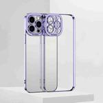 For iPhone 12 Electroplating TPU Phone Case(Purple)