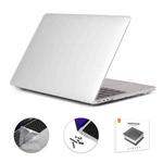 ENKAY Hat-Prince 3 in 1 Crystal Laptop Protective Case + TPU Keyboard Film + Anti-dust Plugs Set for MacBook Pro 16.2 inch A2485 2021/A2880 2023, Version:EU Version(Transparent)