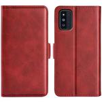 For OnePlus Nord N20 5G Dual-side Magnetic Buckle Horizontal Flip Leather Case with Holder & Card Slots & Wallet(Red)