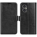 For OnePlus Nord N20 5G R64 Texture Single Horizontal Flip Phone Protective Case with Holder & Card Slots & Wallet& Photo Frame(Black)