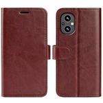 For OnePlus Nord N20 5G R64 Texture Single Horizontal Flip Phone Protective Case with Holder & Card Slots & Wallet& Photo Frame(Brown)