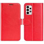 For Samsung Galaxy A33 5G R64 Texture Horizontal Flip Leather Case with Holder & Card Slots & Wallet & Photo Frame(Red)