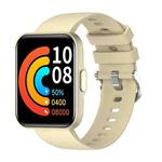 E21 1.69 inch Color Screen Smart Watch, IP68 Waterproof,Support Heart Rate Monitoring/Blood Pressure Monitoring/Blood Oxygen Monitoring/Sleep Monitoring/Female Physiology Reminder(Gold)