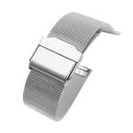 For Huawei Watch GT Runner Stainless Steel Milan Double Buckle Watch Band(Silver)