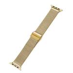 Milan Meta Watch Band For Apple Watch Series 8&7 41mm / SE 2&6&SE&5&4 40mm / 3&2&1 38mm(Gold)