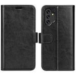 For Samsung Galaxy A13 4G R64 Texture Horizontal Flip Leather Case with Holder & Card Slots & Wallet & Photo Frame(Black)