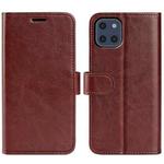 For Samsung Galaxy A03 166mm R64 Texture Horizontal Flip Leather Case with Holder & Card Slots & Wallet & Photo Frame(Brown)