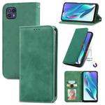 For Motorola Moto G50 5G Retro Skin Feel Magnetic Horizontal Flip Leather Case(Green)