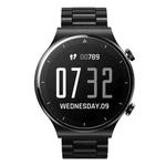 N58 IP67 1.28 inch Touch Color Screen Smart Watch(Stainless Steel Black)