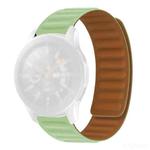 Silicone Magnetic Watch Band For Huawei GT 3 42mm(Pine Flower Green)