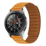 Silicone Magnetic Watch Band For Huawei GT 2 42mm(Orange Yellow)