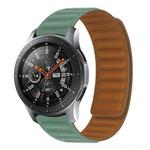 Silicone Magnetic Watch Band For Huawei GT 2 42mm(Pine Needle Green)