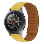 Silicone Magnetic Watch Band For Samsung Galaxy Watch 3 41MM R850(Yellow)
