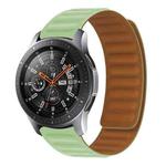 Silicone Magnetic Watch Band For Samsung Galaxy Watch 3 41MM R850(Pine Flower Green)