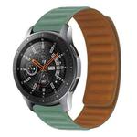 Silicone Magnetic Watch Band For Samsung Galaxy Gear Sport(Pine Needle Green)