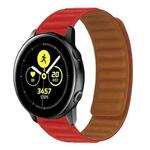 Silicone Magnetic Watch Band For Samsung Galaxy Watch Active(Red)