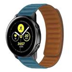 Silicone Magnetic Watch Band For Samsung Galaxy Watch Active(Cape Blue)