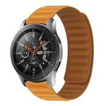 Silicone Magnetic Watch Band For Amazfit GTR 42MM(Orange Yellow)