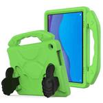 For Lenovo Tab M10 HD 10.1 TB-X505F/X505N EVA Shockproof Tablet Case with Thumb Bracket(Green)