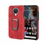 For Nokia G20 Ring Holder PU Phone Case(Red)
