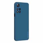 For Xiaomi Redmi Note 11 Pro / 11 Pro+ PINWUYO Liquid Silicone TPU Phone Case(Blue)